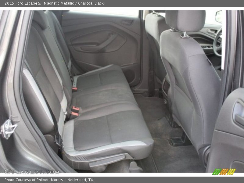 Magnetic Metallic / Charcoal Black 2015 Ford Escape S
