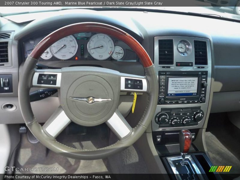 Marine Blue Pearlcoat / Dark Slate Gray/Light Slate Gray 2007 Chrysler 300 Touring AWD
