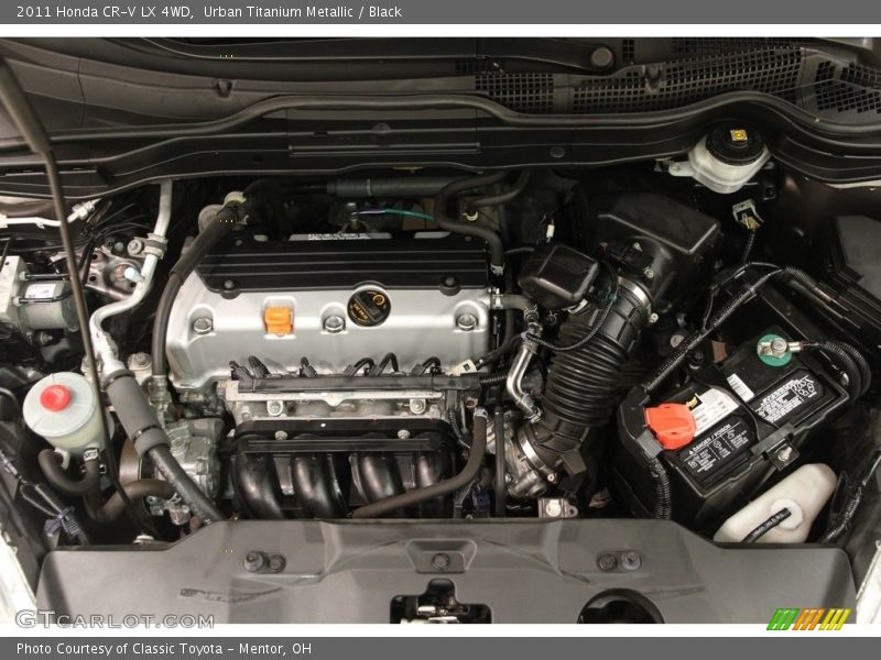 Urban Titanium Metallic / Black 2011 Honda CR-V LX 4WD