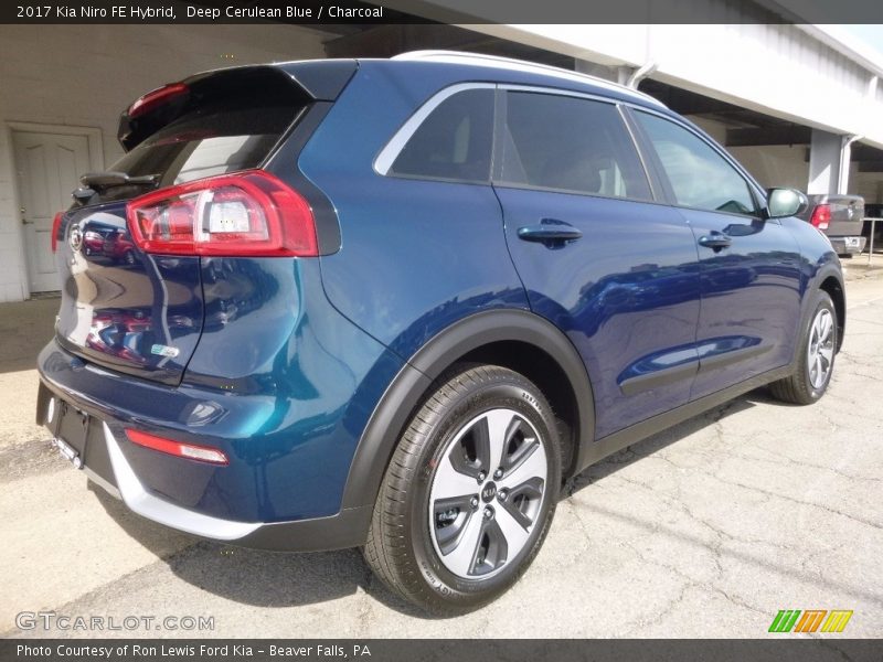 Deep Cerulean Blue / Charcoal 2017 Kia Niro FE Hybrid