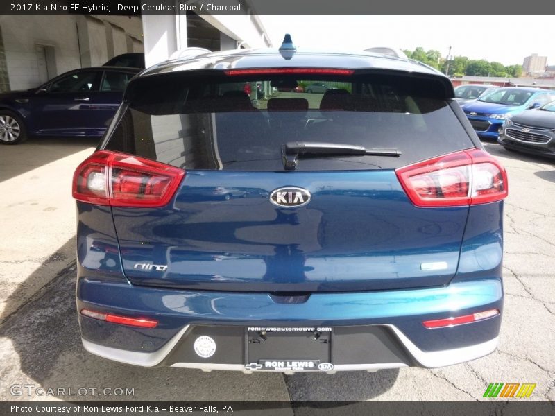 Deep Cerulean Blue / Charcoal 2017 Kia Niro FE Hybrid