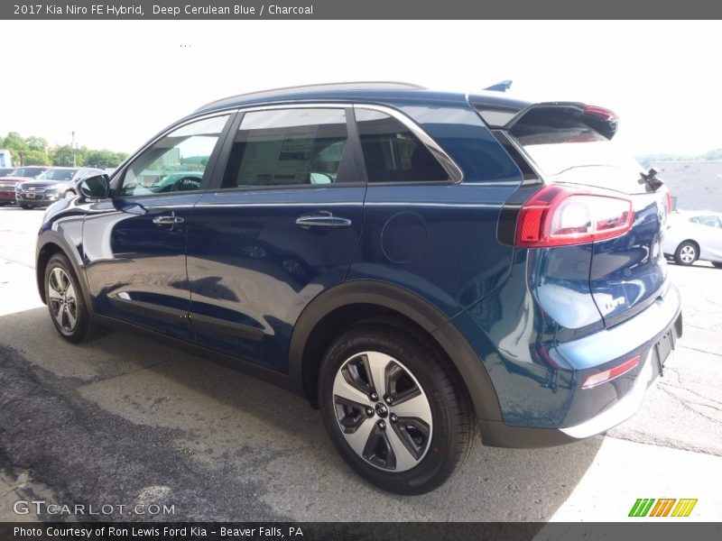 Deep Cerulean Blue / Charcoal 2017 Kia Niro FE Hybrid