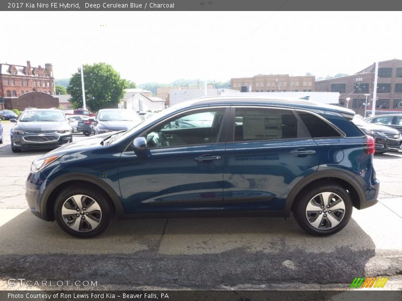 Deep Cerulean Blue / Charcoal 2017 Kia Niro FE Hybrid