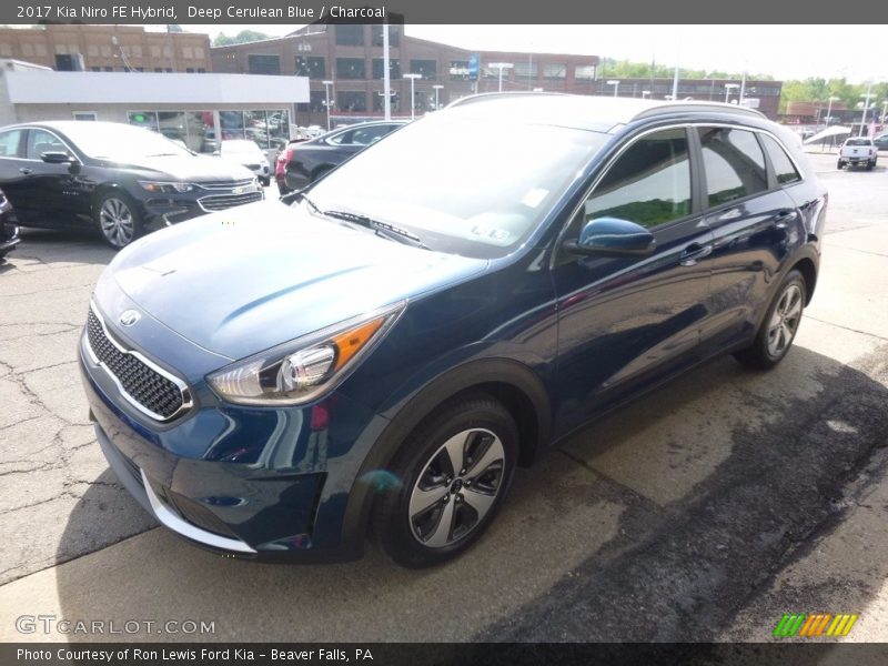 Deep Cerulean Blue / Charcoal 2017 Kia Niro FE Hybrid