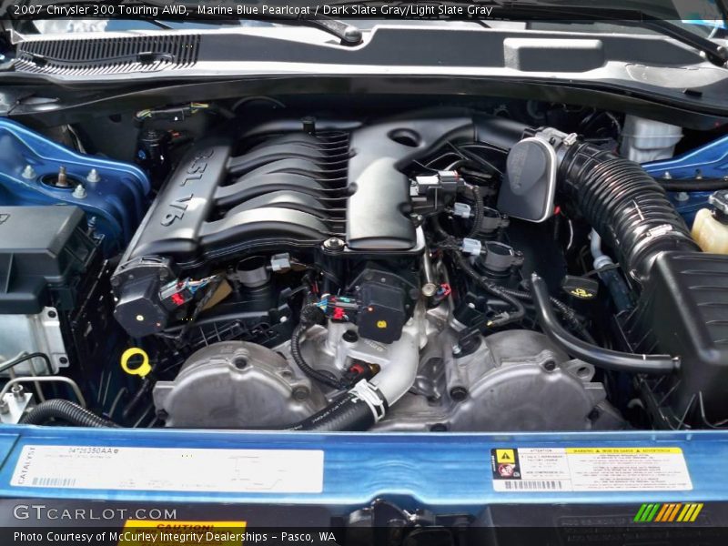 Marine Blue Pearlcoat / Dark Slate Gray/Light Slate Gray 2007 Chrysler 300 Touring AWD