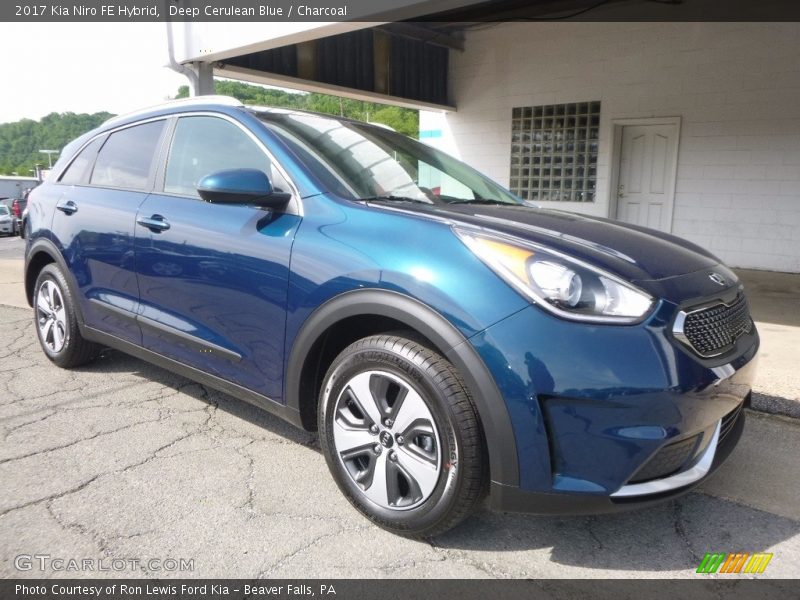 Deep Cerulean Blue / Charcoal 2017 Kia Niro FE Hybrid