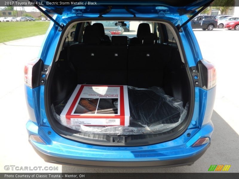 Electric Storm Metallic / Black 2017 Toyota RAV4 LE