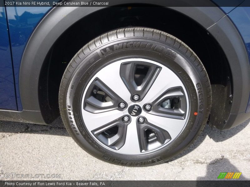 Deep Cerulean Blue / Charcoal 2017 Kia Niro FE Hybrid