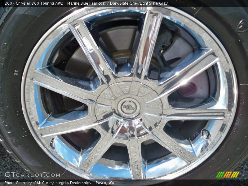 Marine Blue Pearlcoat / Dark Slate Gray/Light Slate Gray 2007 Chrysler 300 Touring AWD