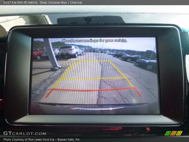 Deep Cerulean Blue / Charcoal 2017 Kia Niro FE Hybrid