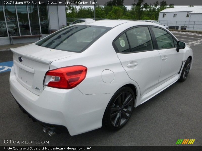 Crystal White Pearl / Carbon Black 2017 Subaru WRX Premium