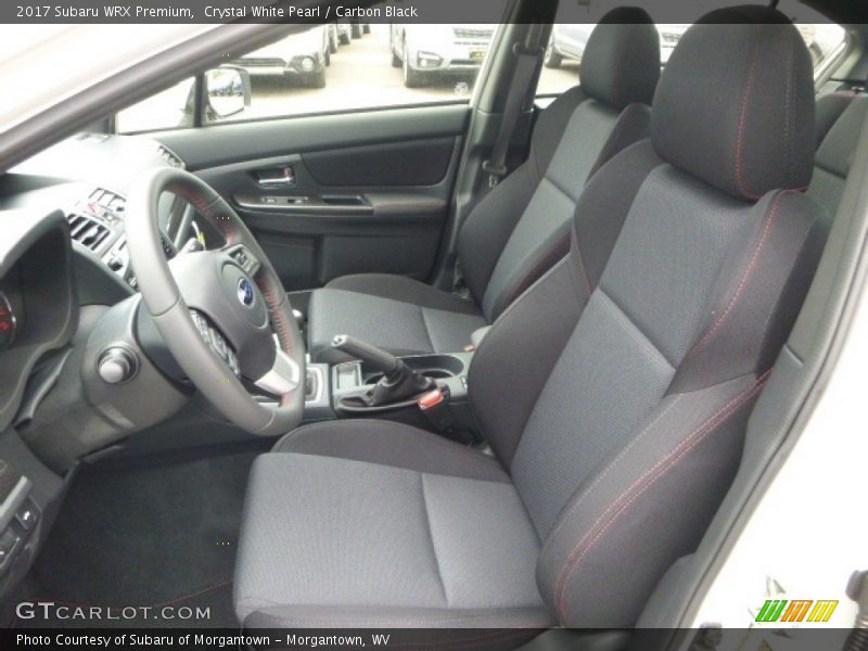 Front Seat of 2017 WRX Premium