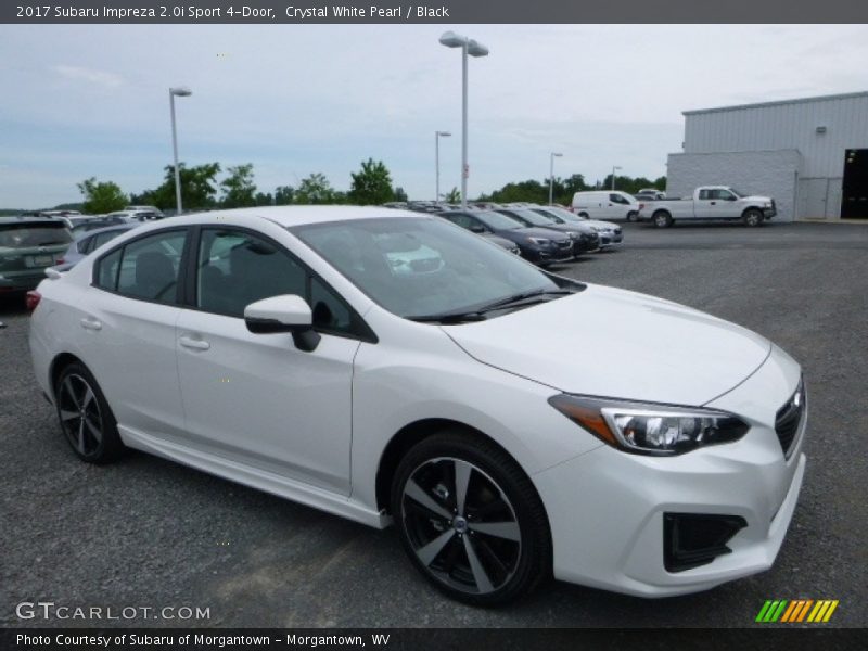 Crystal White Pearl / Black 2017 Subaru Impreza 2.0i Sport 4-Door