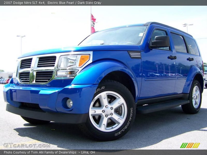 Electric Blue Pearl / Dark Slate Gray 2007 Dodge Nitro SLT 4x4