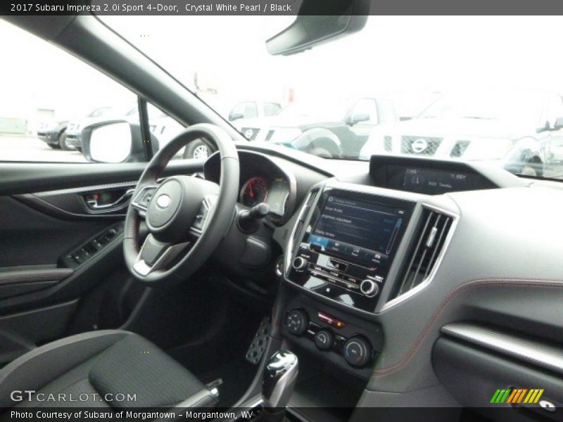 Crystal White Pearl / Black 2017 Subaru Impreza 2.0i Sport 4-Door