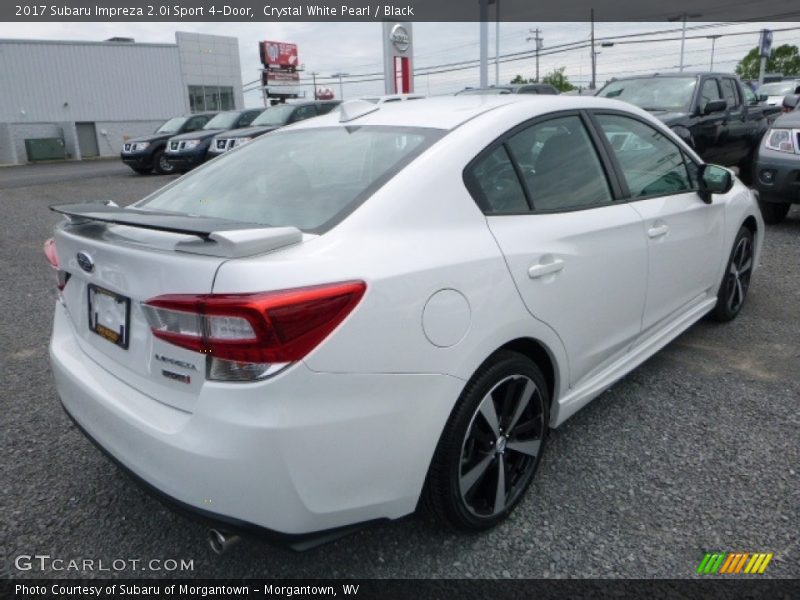 Crystal White Pearl / Black 2017 Subaru Impreza 2.0i Sport 4-Door