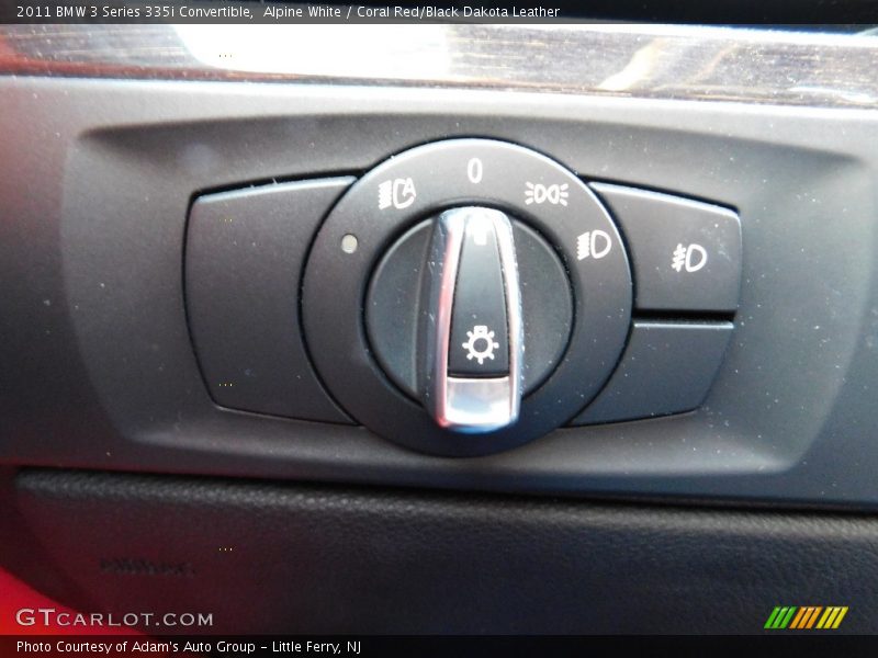 Alpine White / Coral Red/Black Dakota Leather 2011 BMW 3 Series 335i Convertible