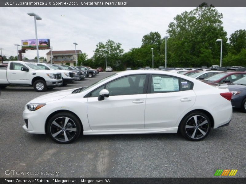 Crystal White Pearl / Black 2017 Subaru Impreza 2.0i Sport 4-Door