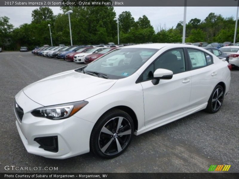 Crystal White Pearl / Black 2017 Subaru Impreza 2.0i Sport 4-Door