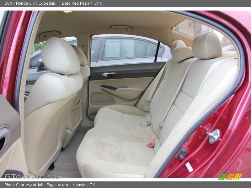 Tango Red Pearl / Ivory 2007 Honda Civic LX Sedan