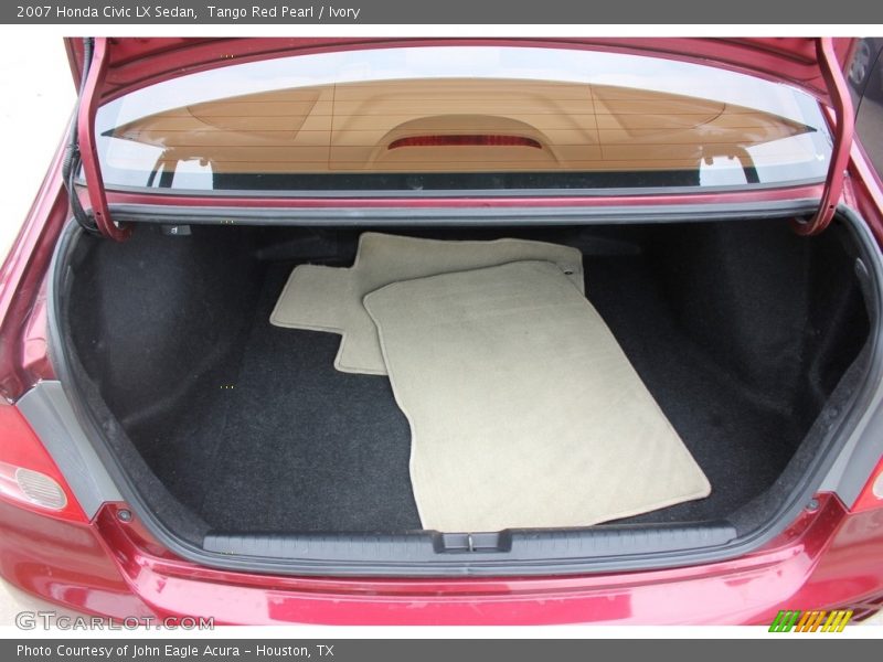 Tango Red Pearl / Ivory 2007 Honda Civic LX Sedan