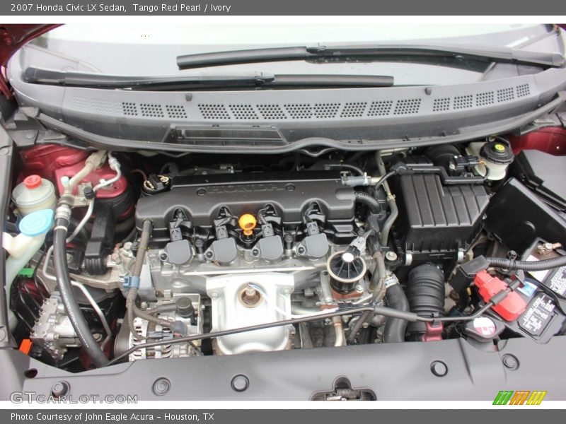 Tango Red Pearl / Ivory 2007 Honda Civic LX Sedan