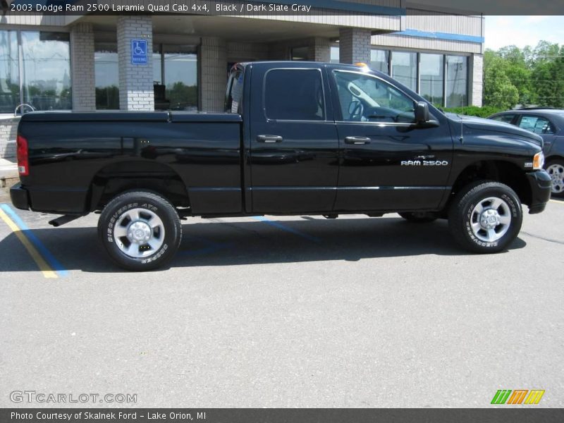 Black / Dark Slate Gray 2003 Dodge Ram 2500 Laramie Quad Cab 4x4