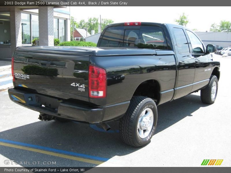 Black / Dark Slate Gray 2003 Dodge Ram 2500 Laramie Quad Cab 4x4