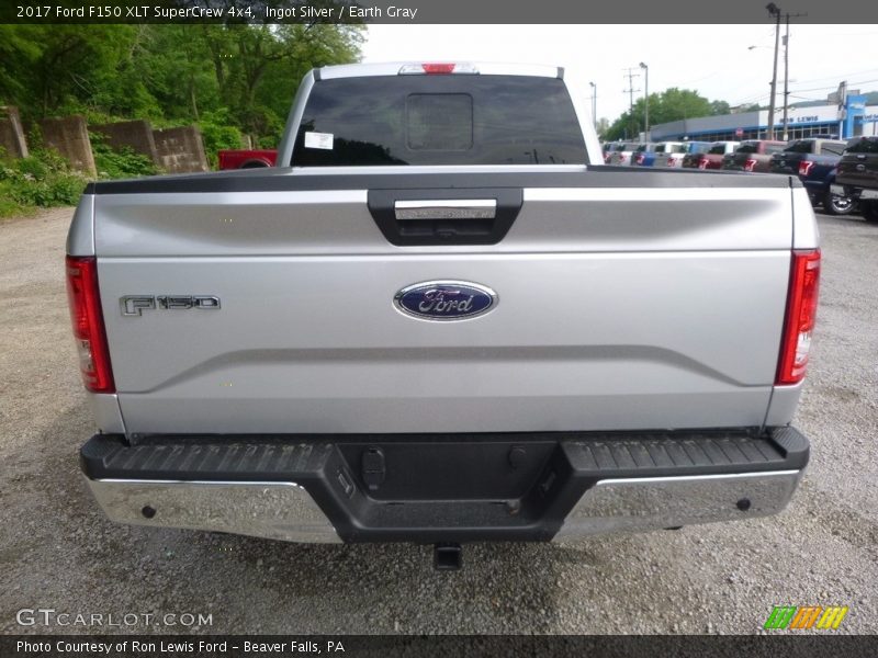 Ingot Silver / Earth Gray 2017 Ford F150 XLT SuperCrew 4x4