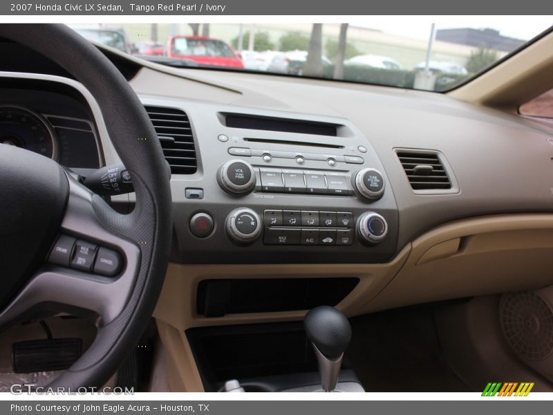 Tango Red Pearl / Ivory 2007 Honda Civic LX Sedan