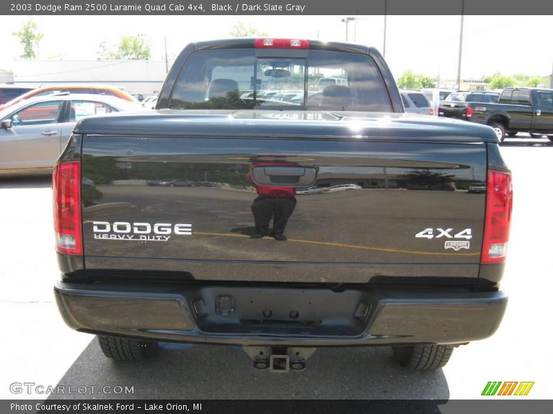 Black / Dark Slate Gray 2003 Dodge Ram 2500 Laramie Quad Cab 4x4