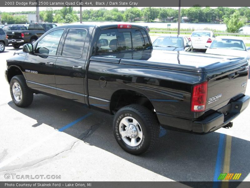 Black / Dark Slate Gray 2003 Dodge Ram 2500 Laramie Quad Cab 4x4