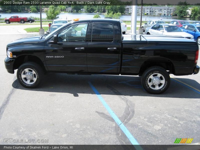 Black / Dark Slate Gray 2003 Dodge Ram 2500 Laramie Quad Cab 4x4
