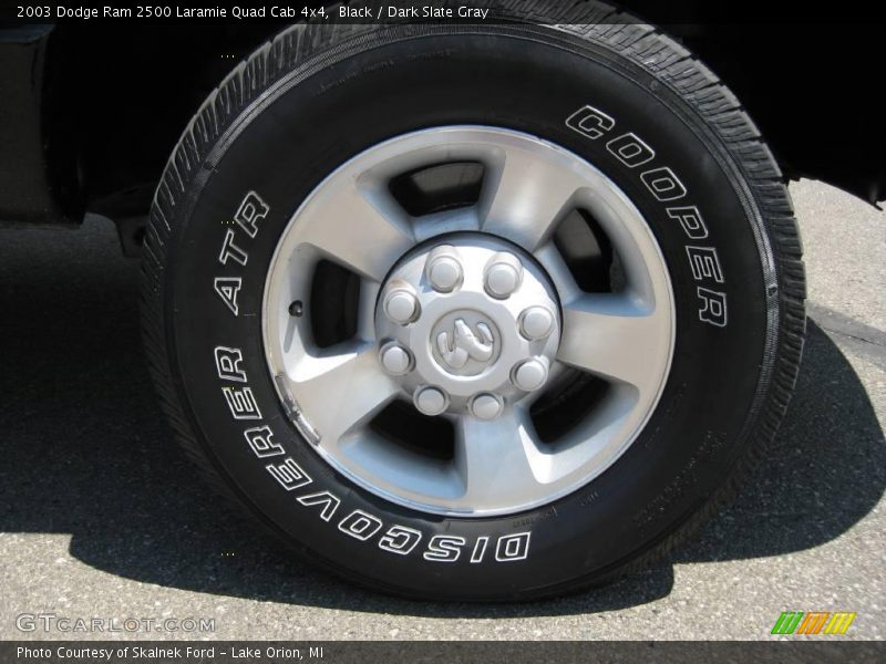 Black / Dark Slate Gray 2003 Dodge Ram 2500 Laramie Quad Cab 4x4