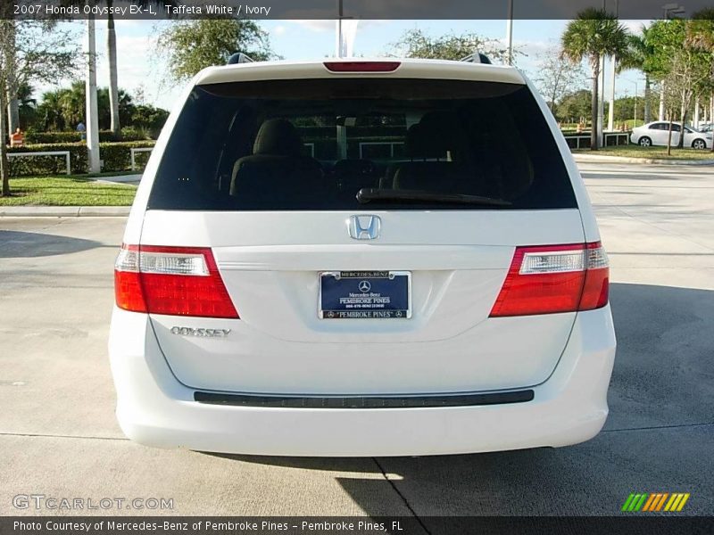 Taffeta White / Ivory 2007 Honda Odyssey EX-L