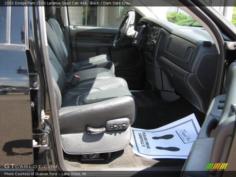 Black / Dark Slate Gray 2003 Dodge Ram 2500 Laramie Quad Cab 4x4