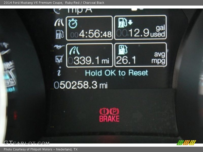 Ruby Red / Charcoal Black 2014 Ford Mustang V6 Premium Coupe