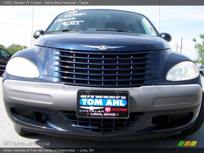 Patriot Blue Pearlcoat / Taupe 2002 Chrysler PT Cruiser