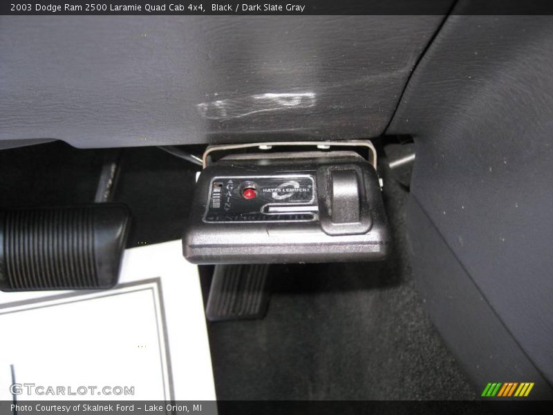 Black / Dark Slate Gray 2003 Dodge Ram 2500 Laramie Quad Cab 4x4