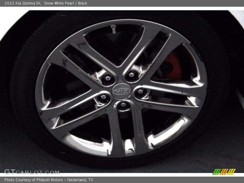 Snow White Pearl / Black 2013 Kia Optima SX