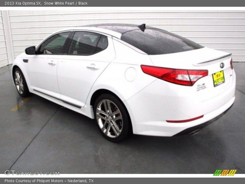 Snow White Pearl / Black 2013 Kia Optima SX