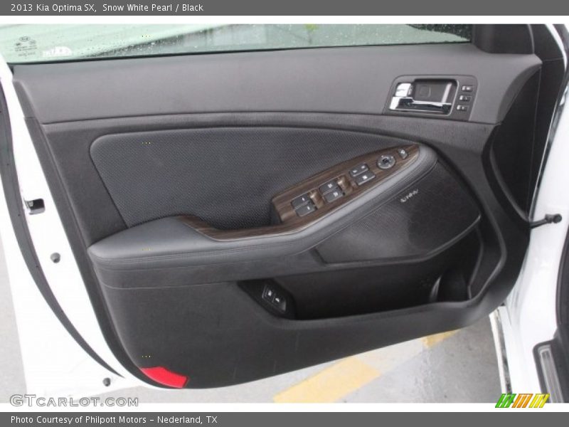 Snow White Pearl / Black 2013 Kia Optima SX