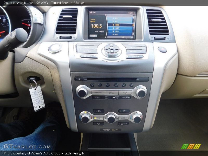 Tinted Bronze / Beige 2011 Nissan Murano SV AWD