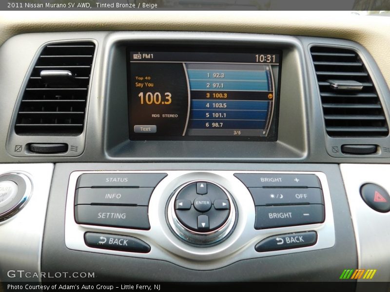 Tinted Bronze / Beige 2011 Nissan Murano SV AWD