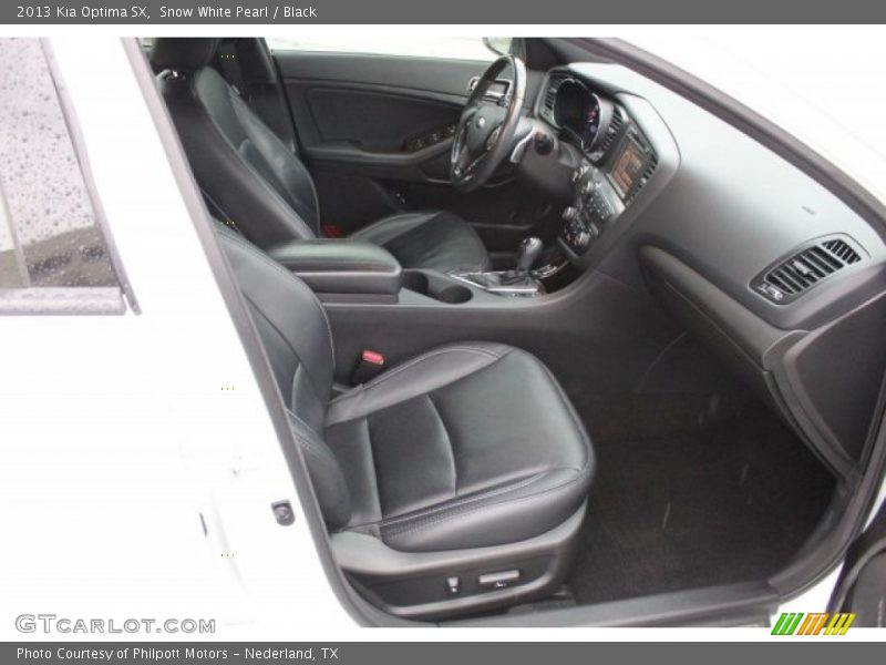 Snow White Pearl / Black 2013 Kia Optima SX