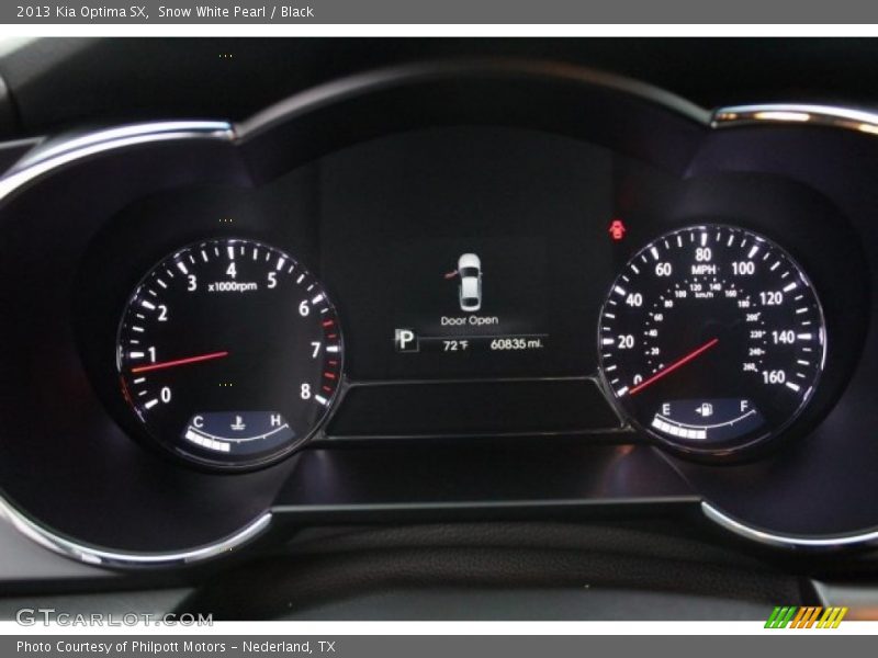 Snow White Pearl / Black 2013 Kia Optima SX