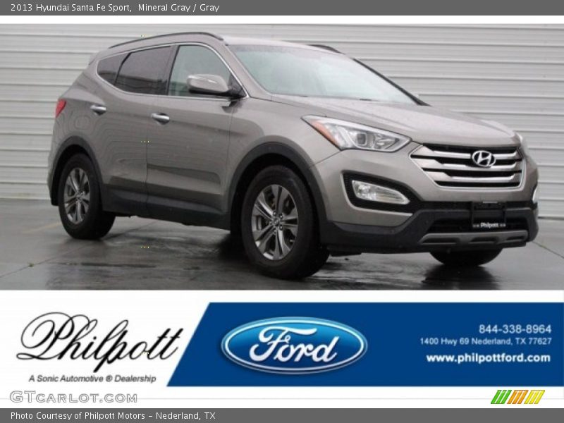 Mineral Gray / Gray 2013 Hyundai Santa Fe Sport