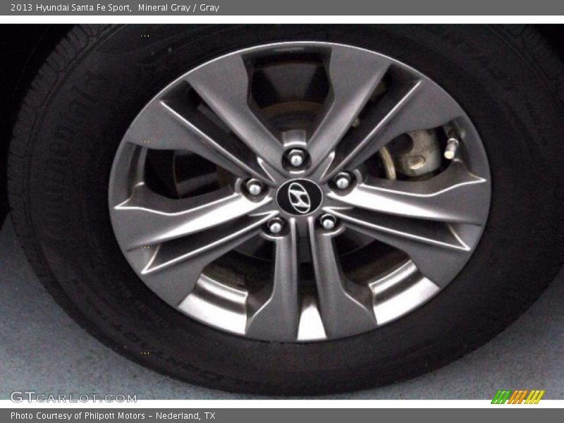 Mineral Gray / Gray 2013 Hyundai Santa Fe Sport