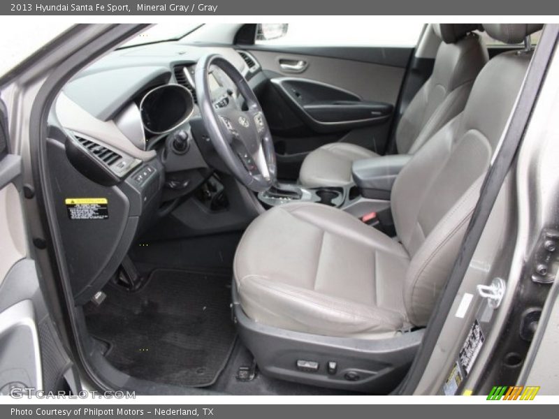 Mineral Gray / Gray 2013 Hyundai Santa Fe Sport