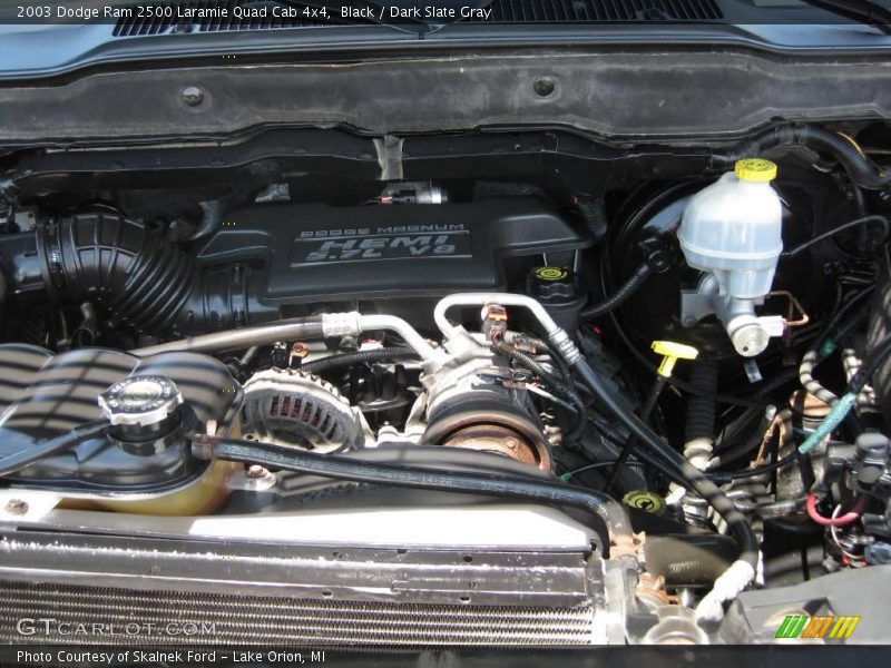 Black / Dark Slate Gray 2003 Dodge Ram 2500 Laramie Quad Cab 4x4
